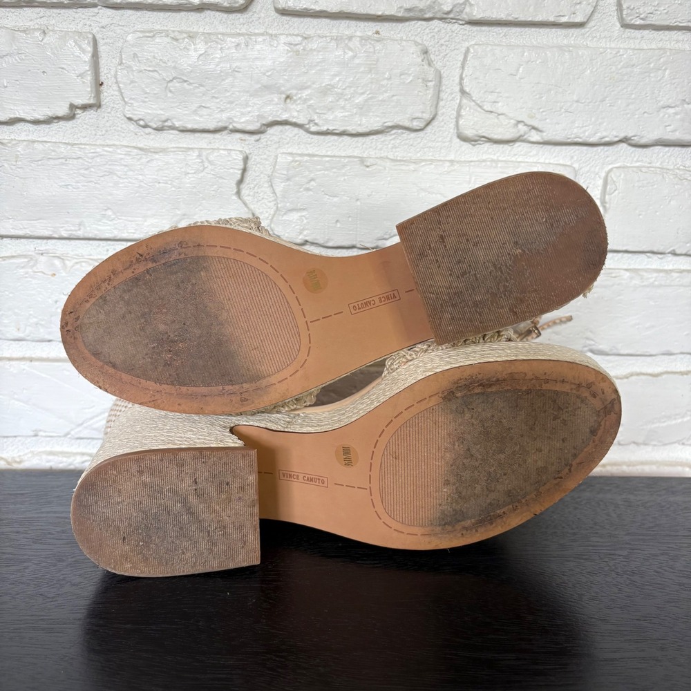 Vince Camuto Heeled‎ Espadrille Platform Strappy Sandal Women's Size 10 - Picture 7 of 7